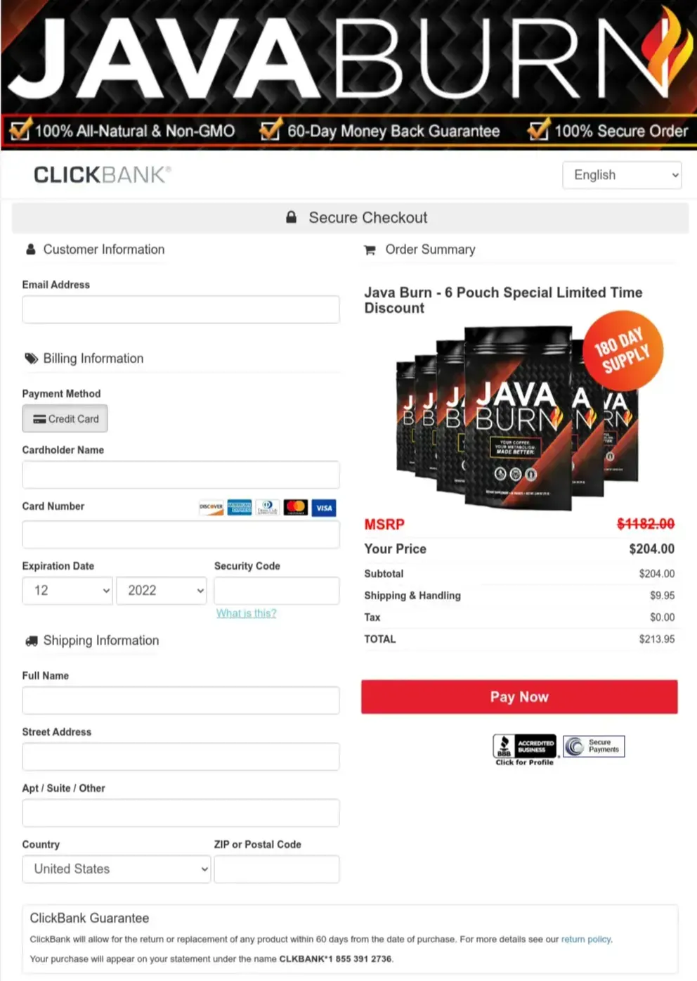 Java Burn-secure-checkout image